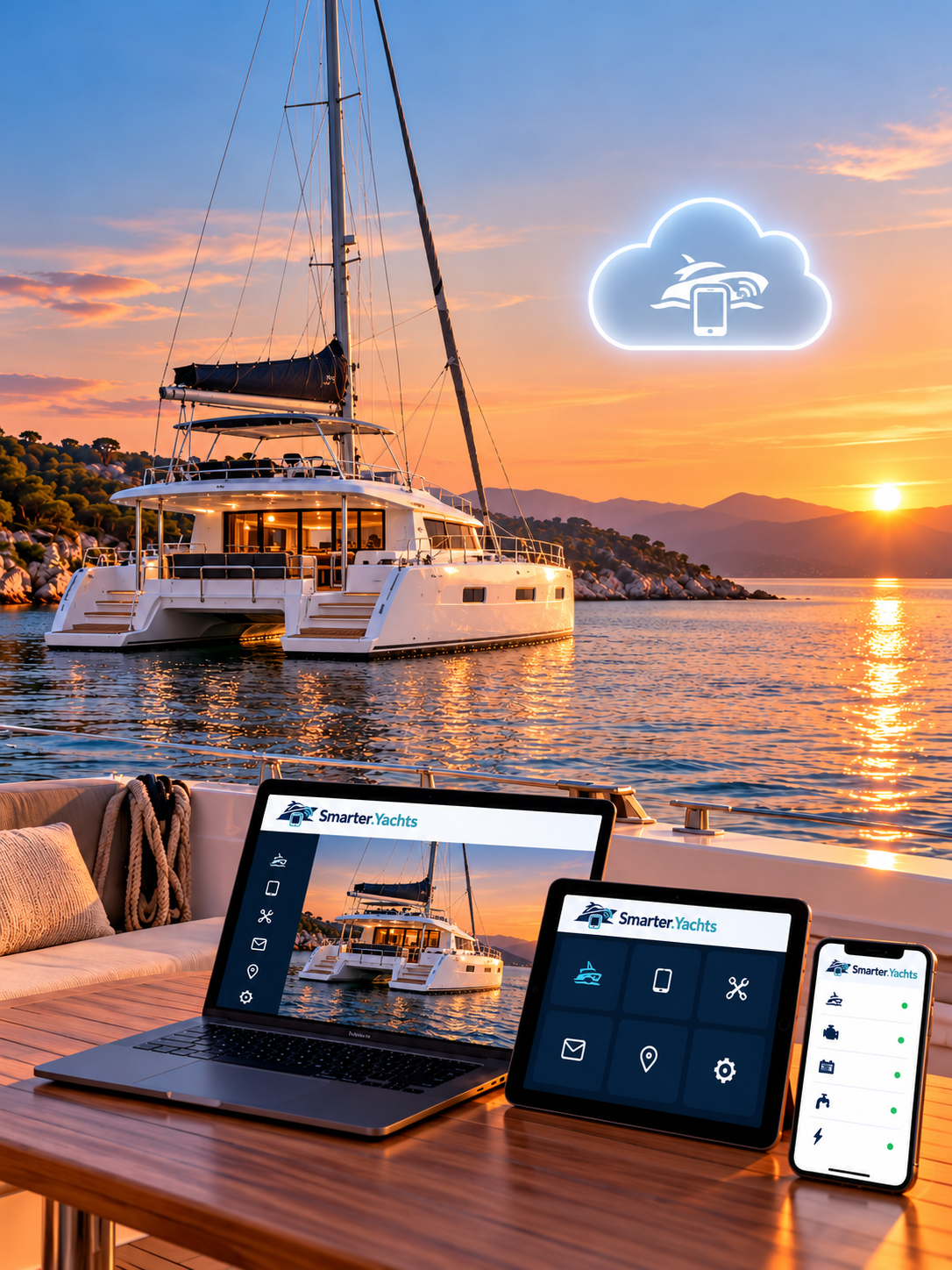 Smarter.Yachts Accesso remoto ai servizi cloud da web, tablet e dispositivi mobili