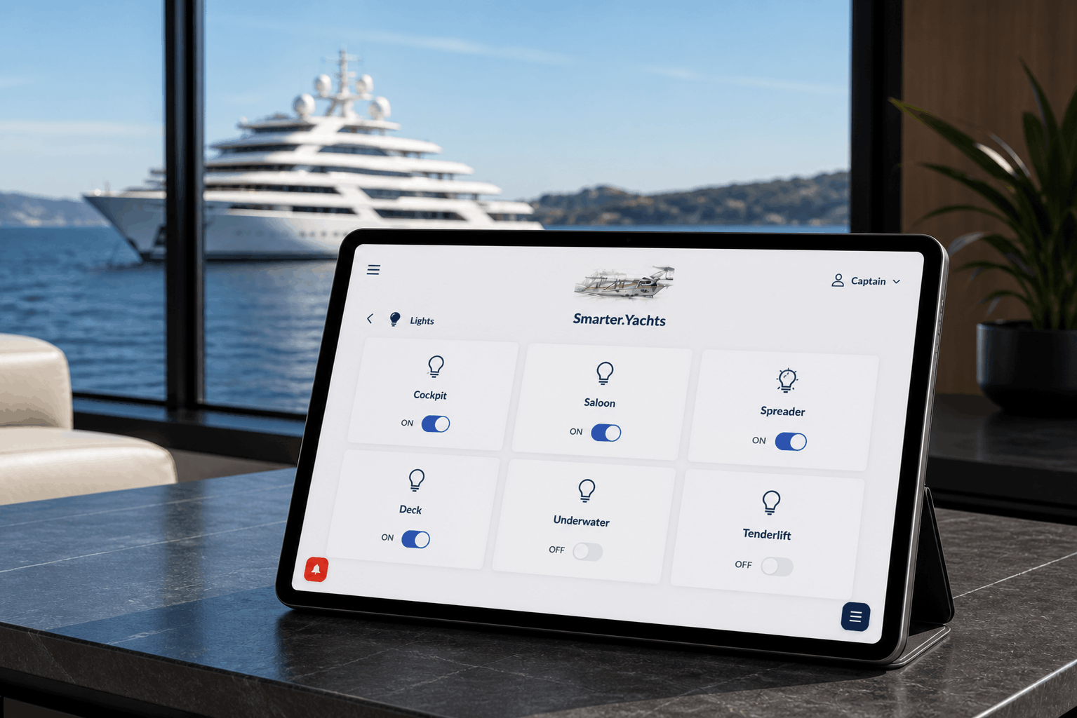 Smarter.Yachts Dash Features
