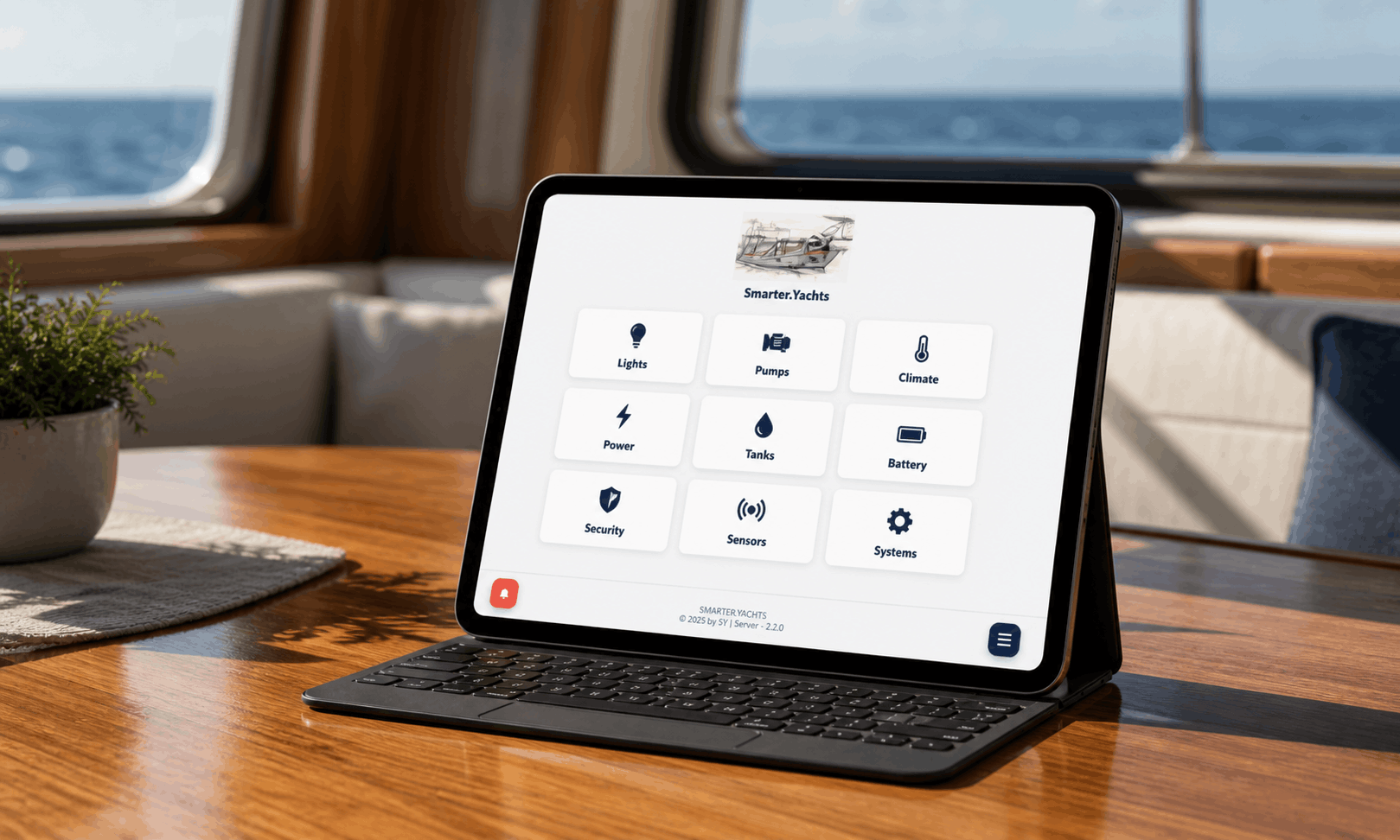 Smarter.Yachts Dash Interface