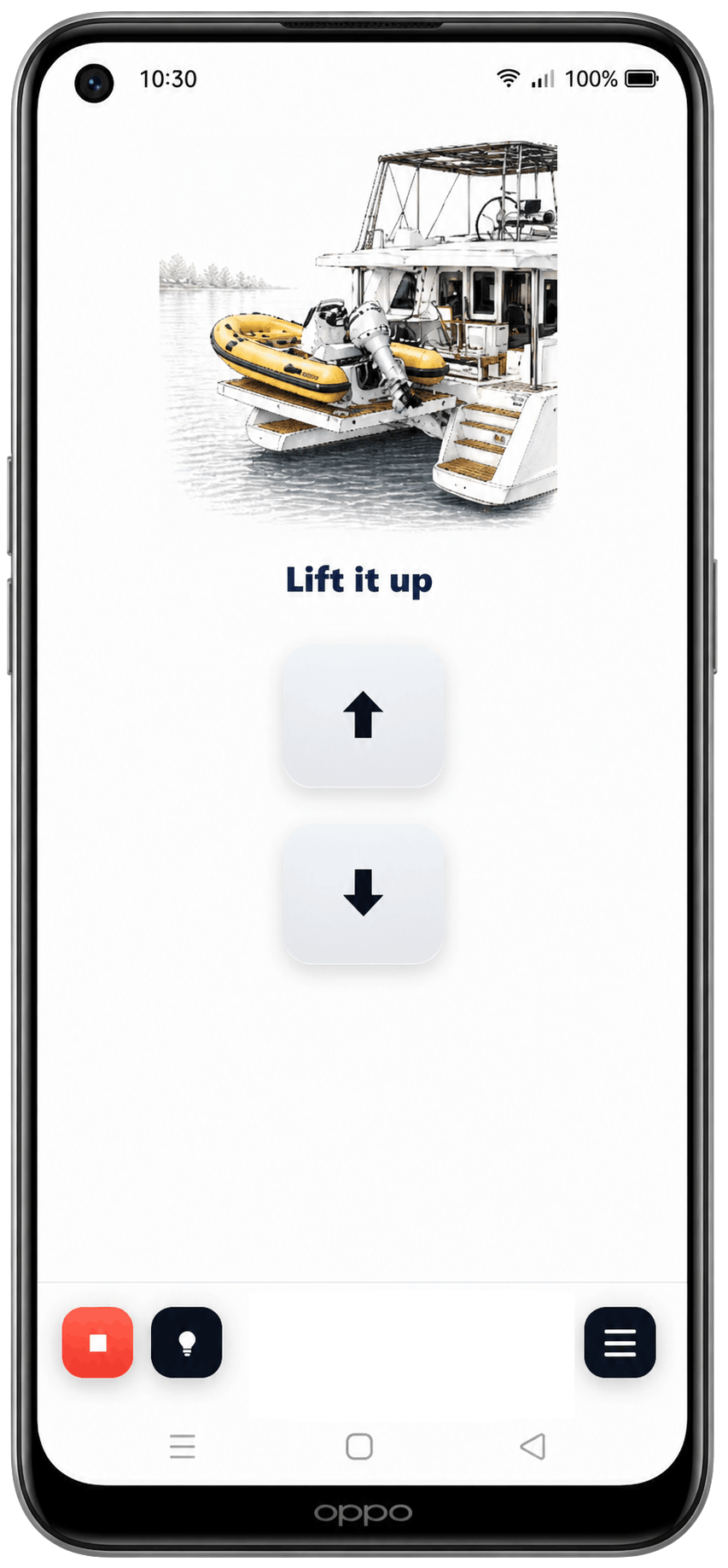 Tenderlift Control Interface